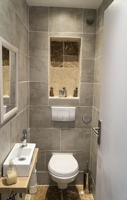 Charmant Rez De Villa Climatise Renove, 90M2 Avec Parking Cassis Bagian luar foto