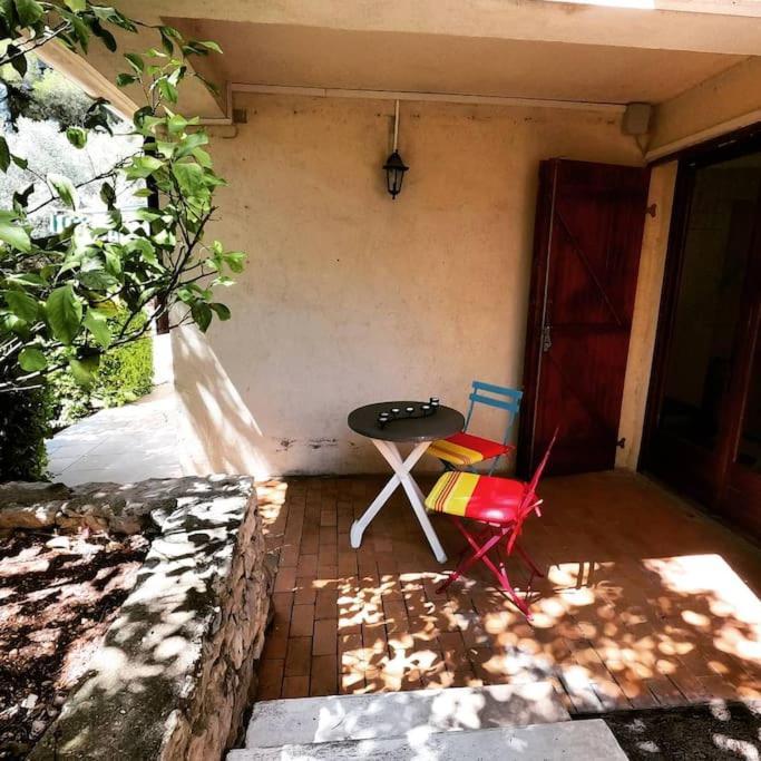 Charmant Rez De Villa Climatise Renove, 90M2 Avec Parking Cassis Bagian luar foto